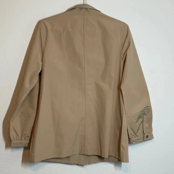 Chico’s Tan Snap Button Down Jacket Size: 8-10 (Chico’s Size 1) - Picture 5 of 10